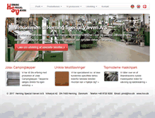Tablet Screenshot of hsv.dk
